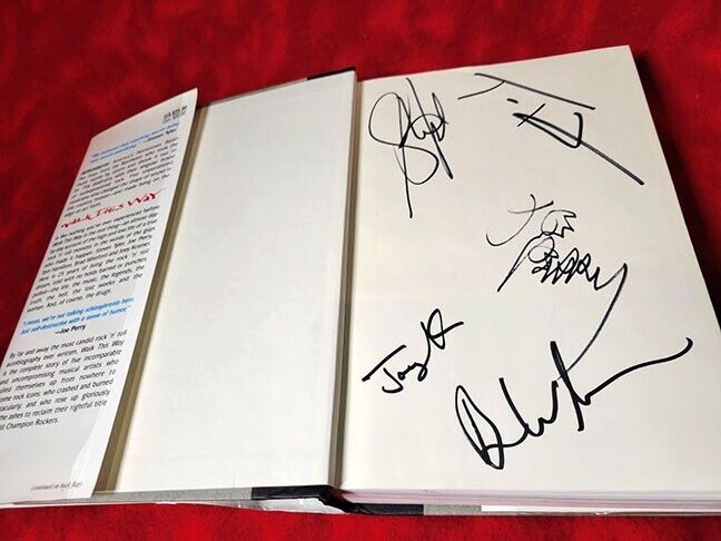 Aerosmith (x5) Signed First Edition/First Printing of Walk This Way