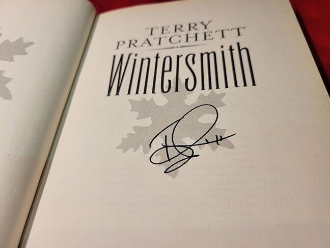 Signed Terry Pratchett Wintersmith (2007, Hardcover)
