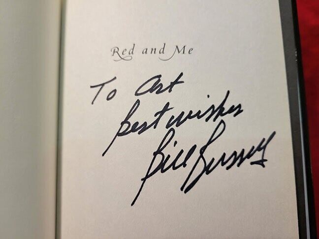 Signed Bill Russell "Red and Me : My Coach, My Lifelong Friend"